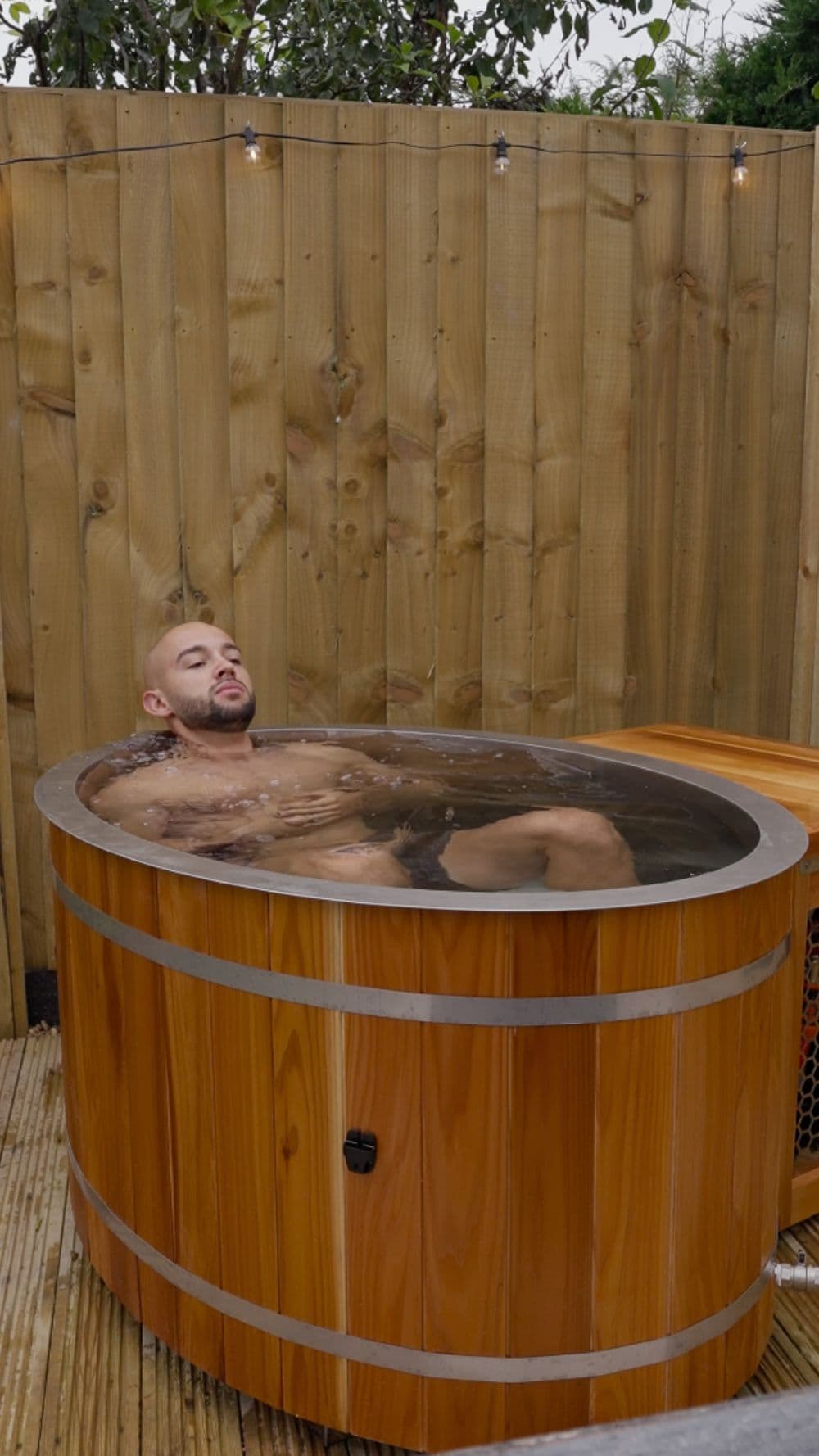 Odyssey ice bath in use