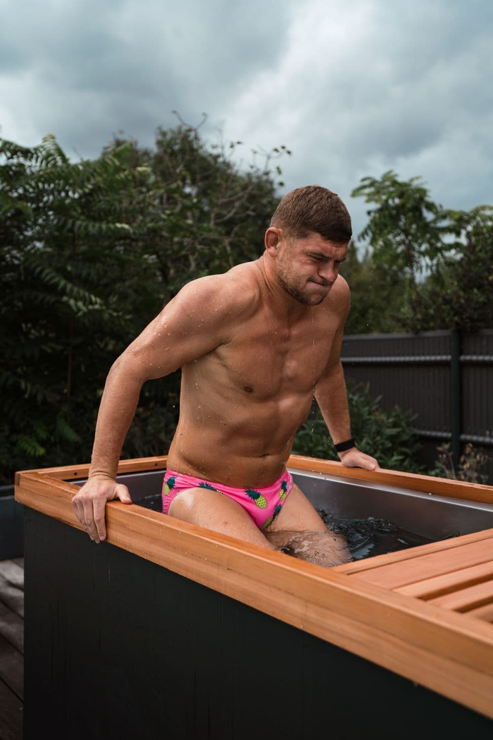 Odyssey ice bath in use