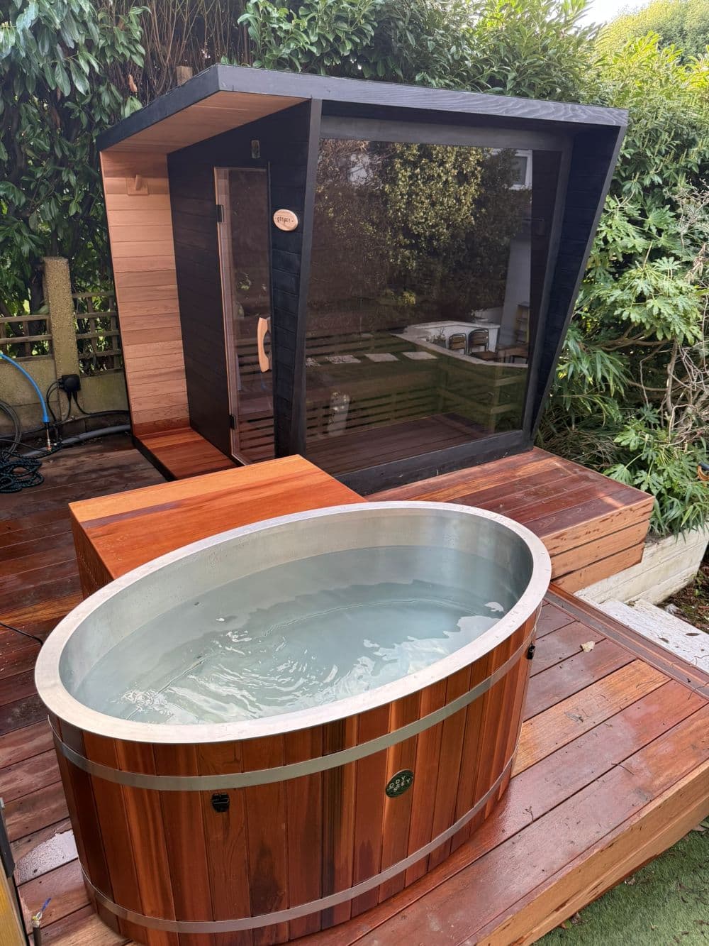 Odyssey ice bath in use