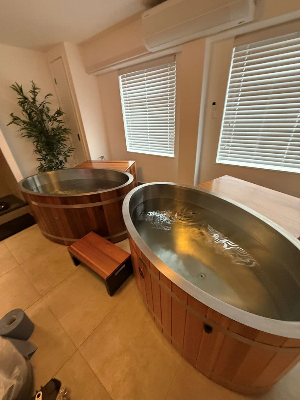 Odyssey ice bath in use