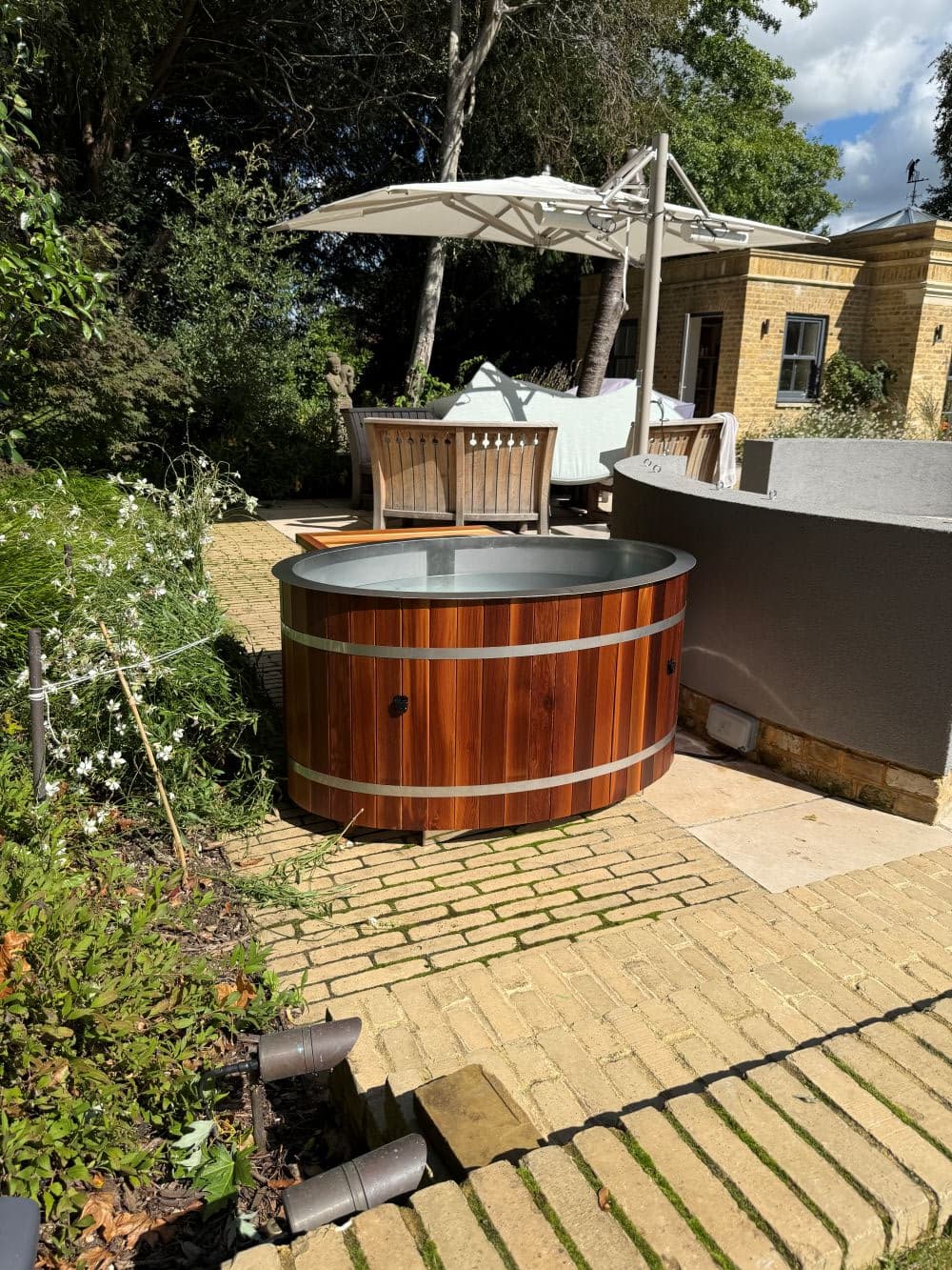 Odyssey ice bath in use