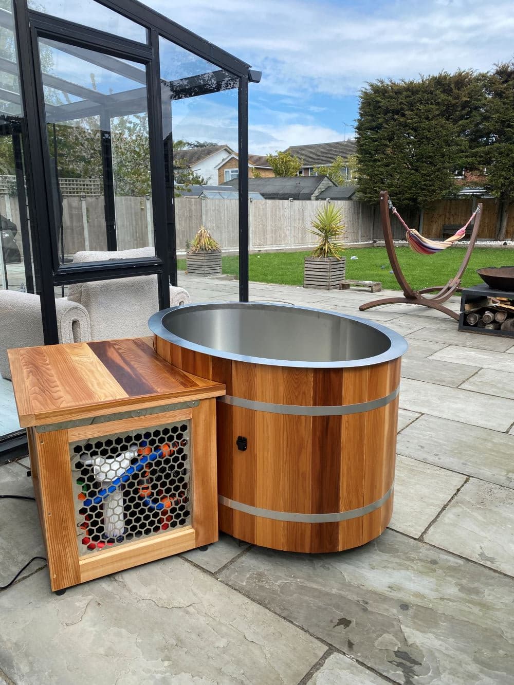 Odyssey ice bath in use